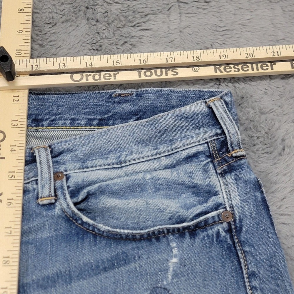Polo Ralph Lauren Jeans Mens 38x32 Military Tiger Patchwork Varick Slim Straight - Picture 12 of 16